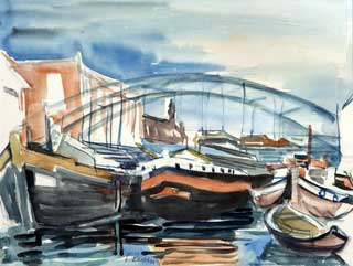 Julo Levin, Hafen in Stettin