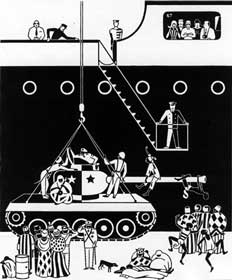 Gerd Arntz, Entwicklungshilfe